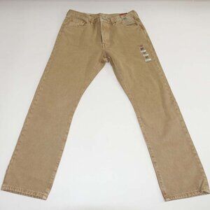Levi's Women's 501 Straight Leg Jeans Size 32 x 30 NWT Tan Brown High Rise Denim